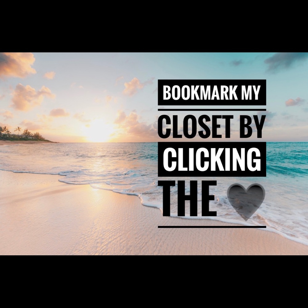 Bookmark my closet to find it easily :)